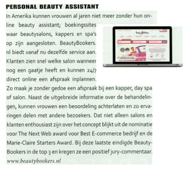 Estheticienne over BeautyBookers